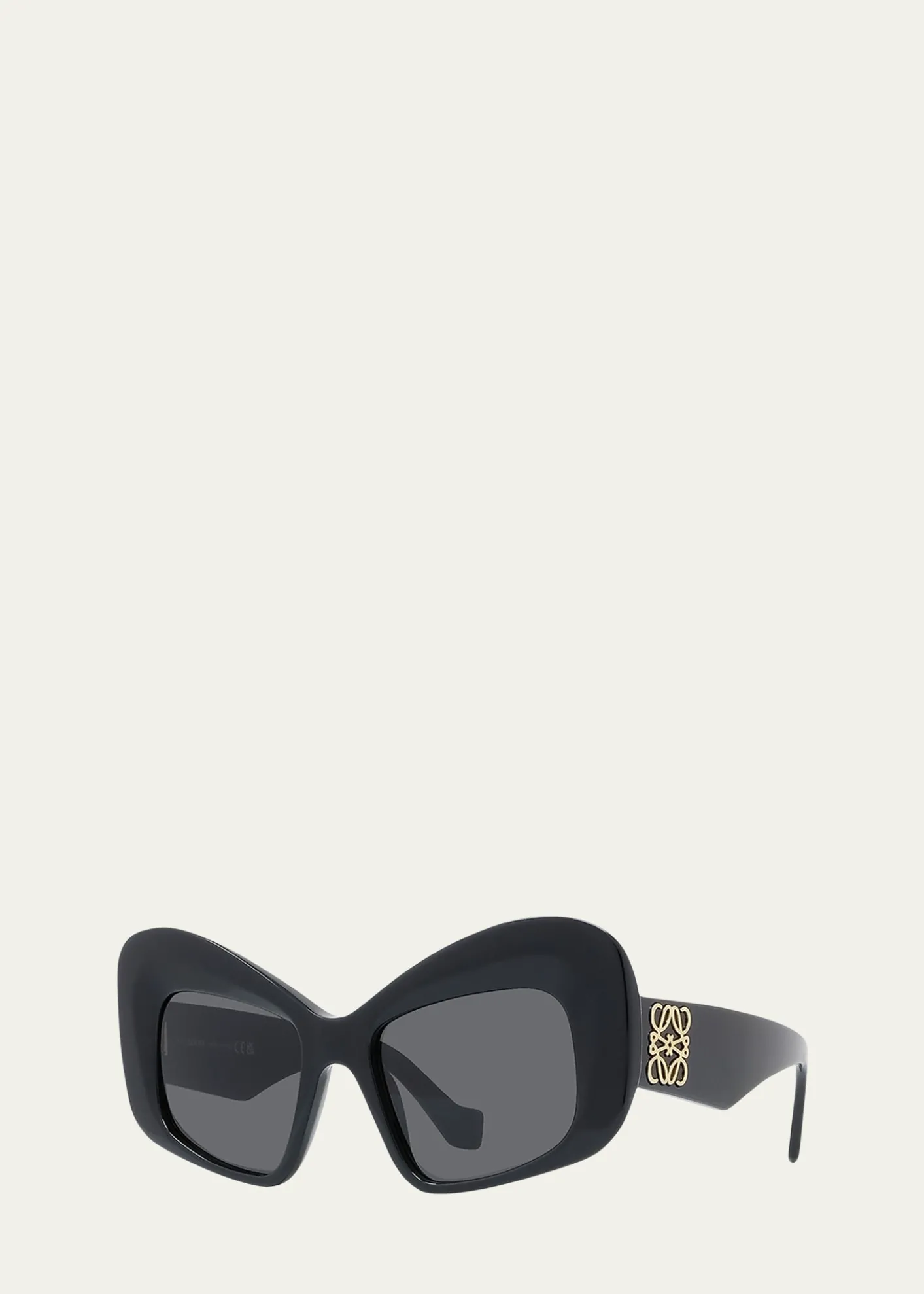 LoeweAnagram Acetate Butterfly Sunglasses