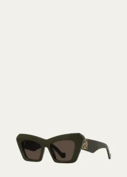 LoeweAnagram Acetate Cat-Eye Sunglasses