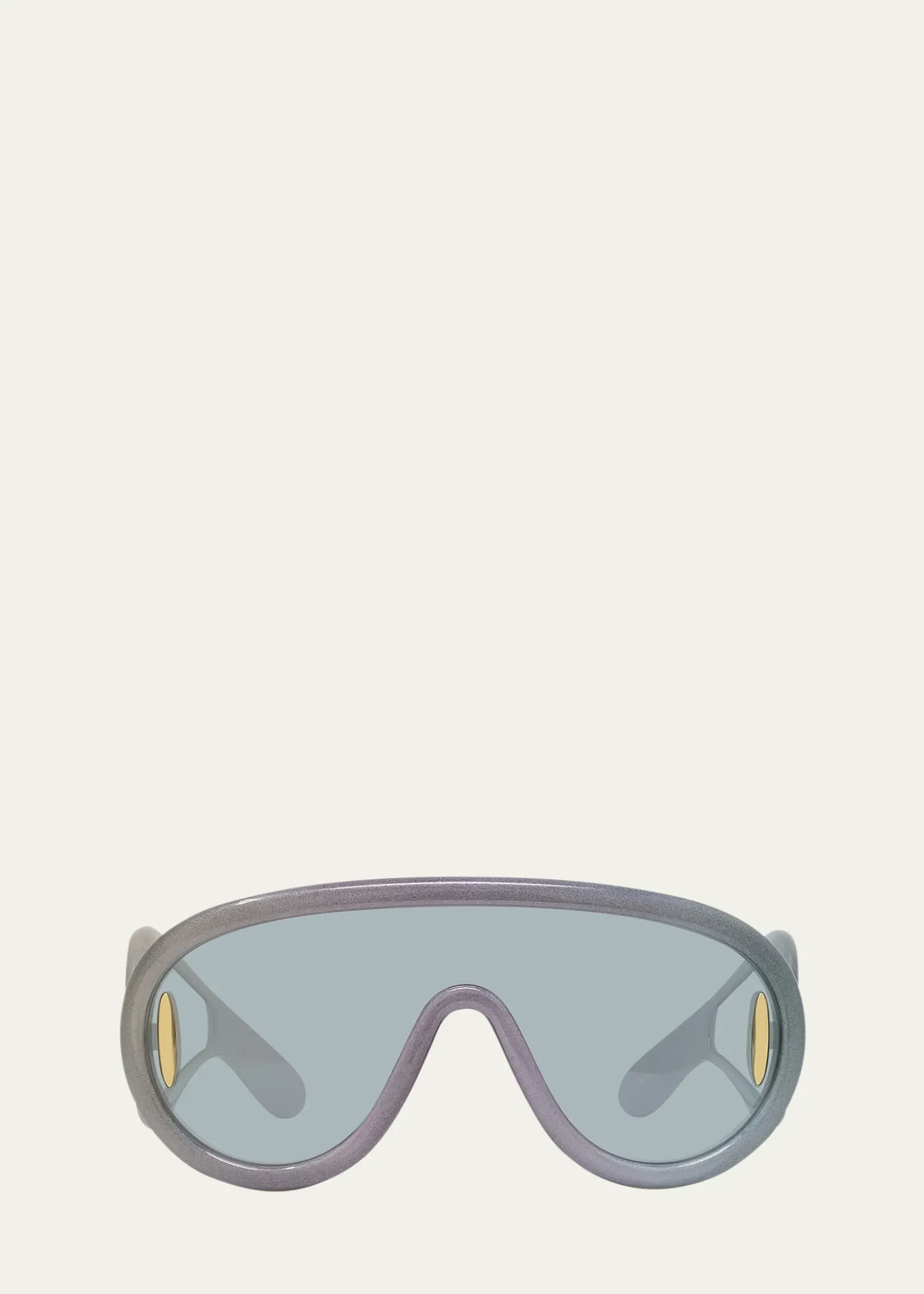 LoeweAnagram Injected Plastic Shield Aviator Sunglasses