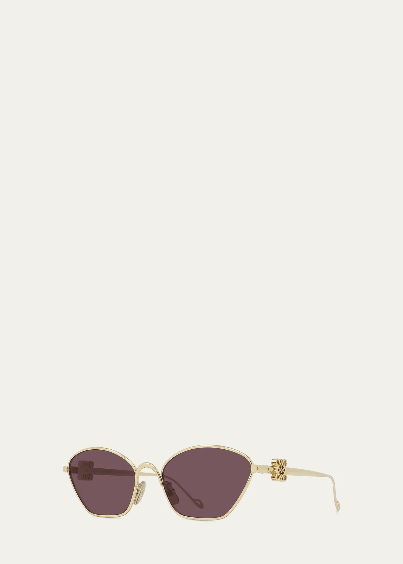 LoeweAnagram Metal Cat-Eye Sunglasses