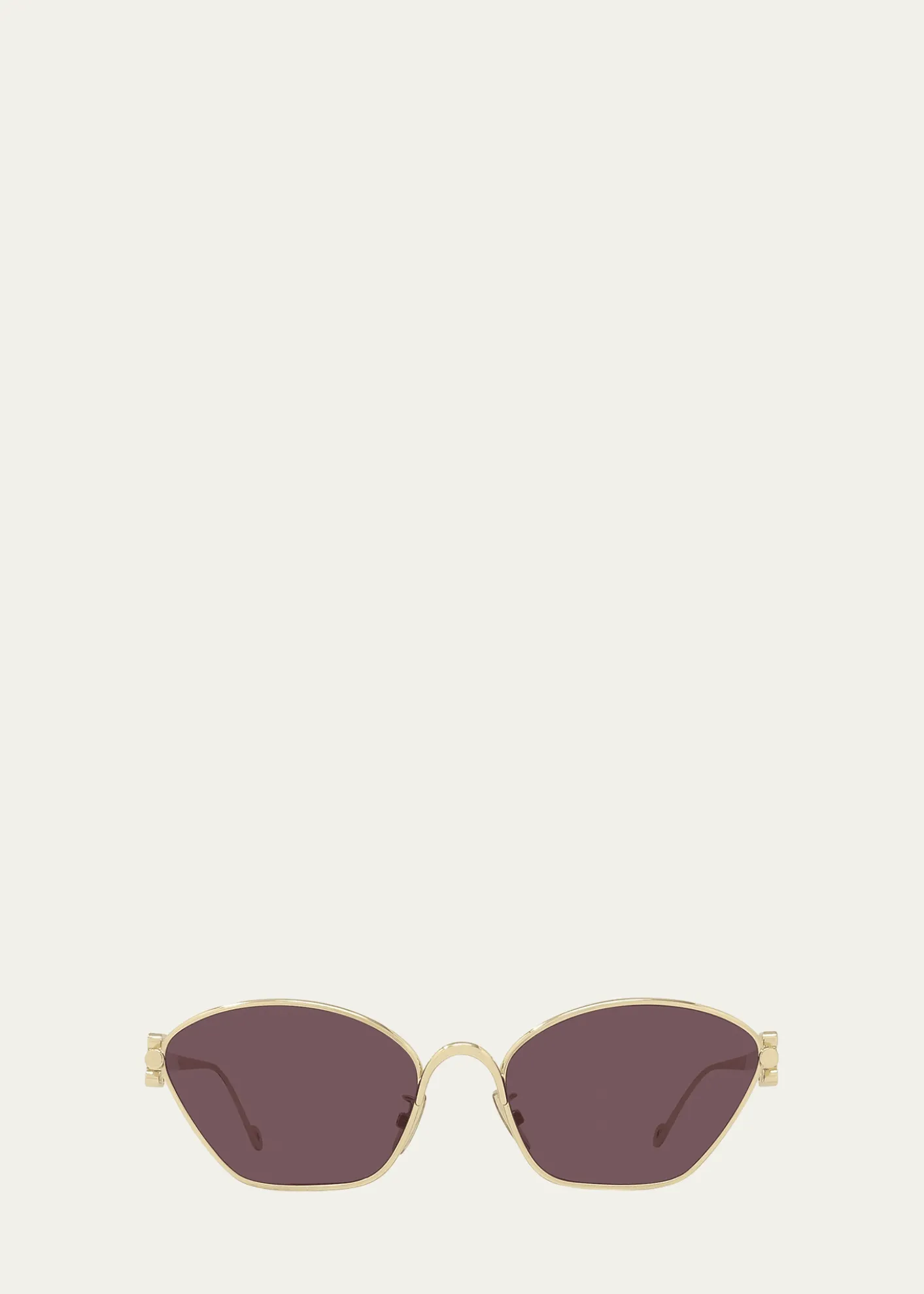 LoeweAnagram Metal Cat-Eye Sunglasses