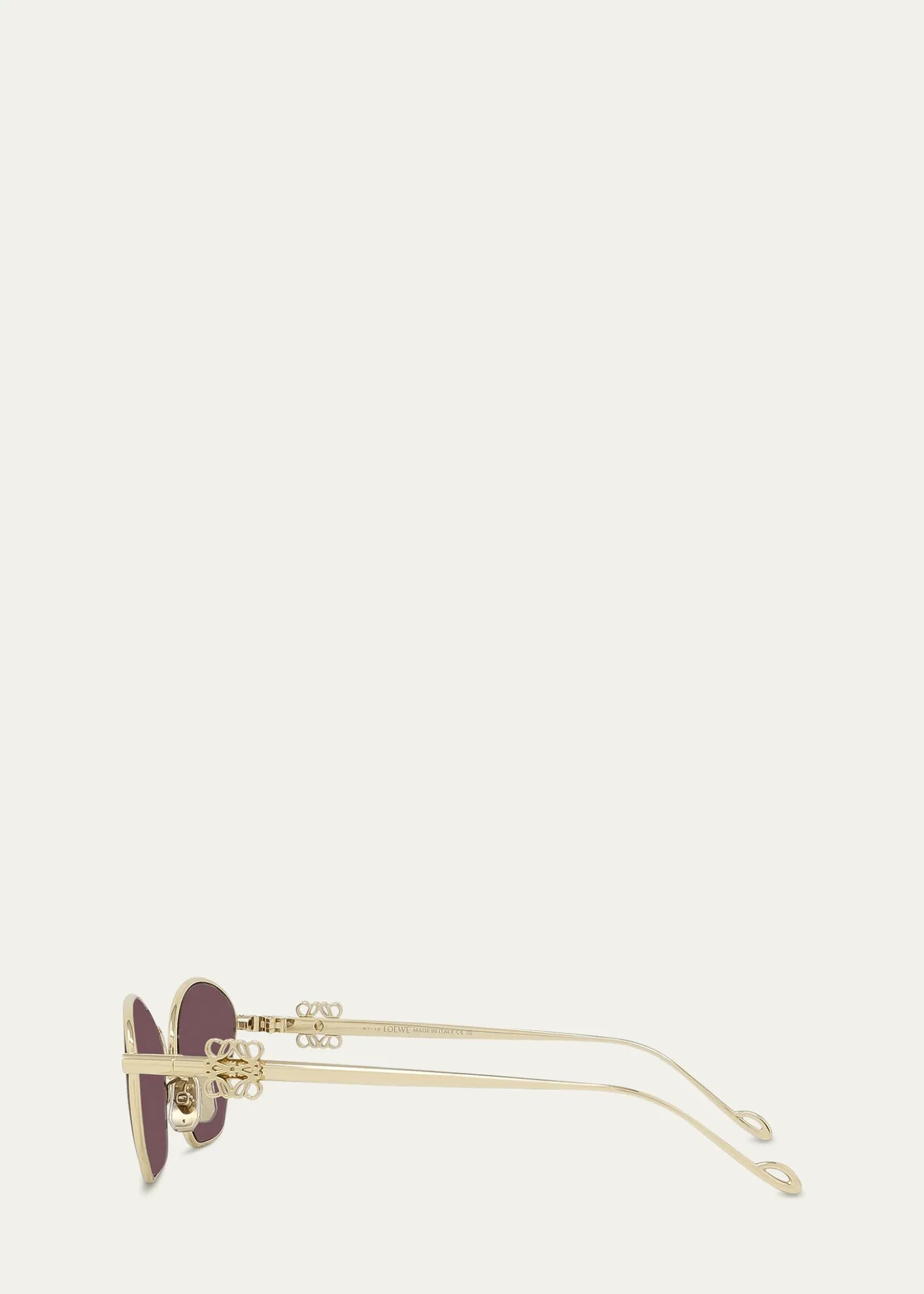 LoeweAnagram Metal Cat-Eye Sunglasses