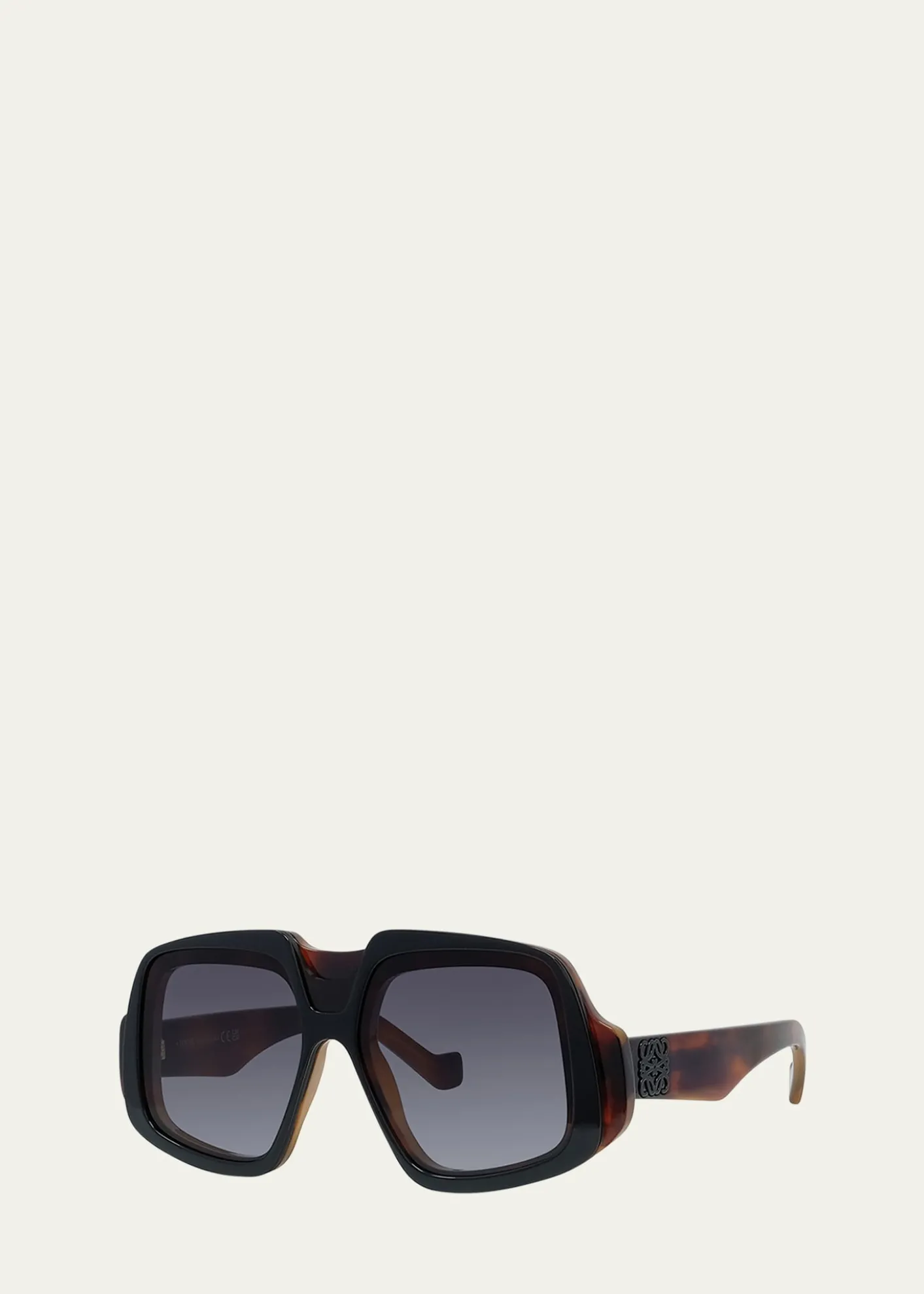 LoeweAnagram Acetate Shield Sunglasses