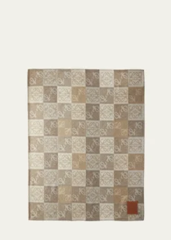 LoeweAnagram Blanket, 53" x 67"