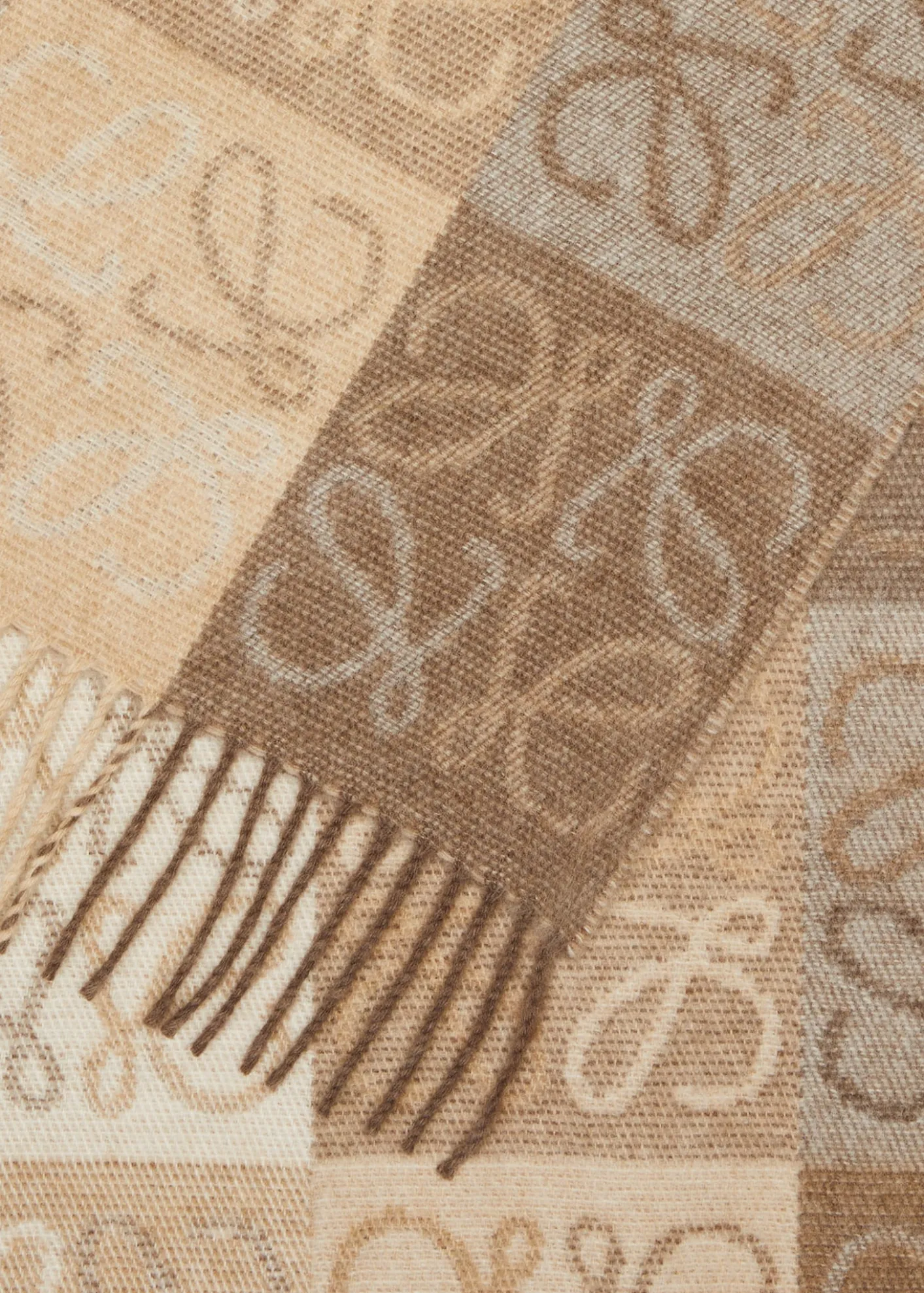 LoeweAnagram Logo Cashmere-Blend Scarf