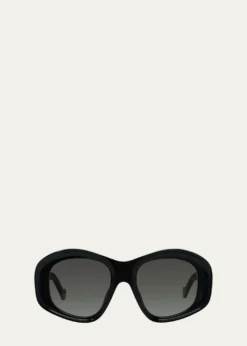 LoeweAnagram 51mm Beveled Acetate Pentagon Sunglasses