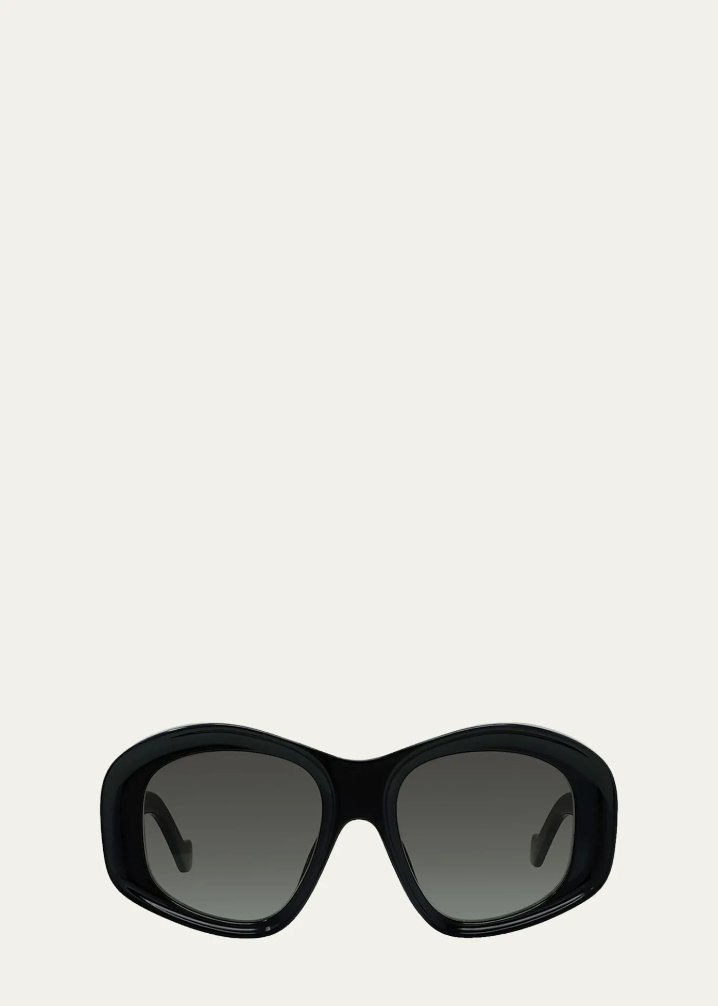 LoeweAnagram 51mm Beveled Acetate Pentagon Sunglasses
