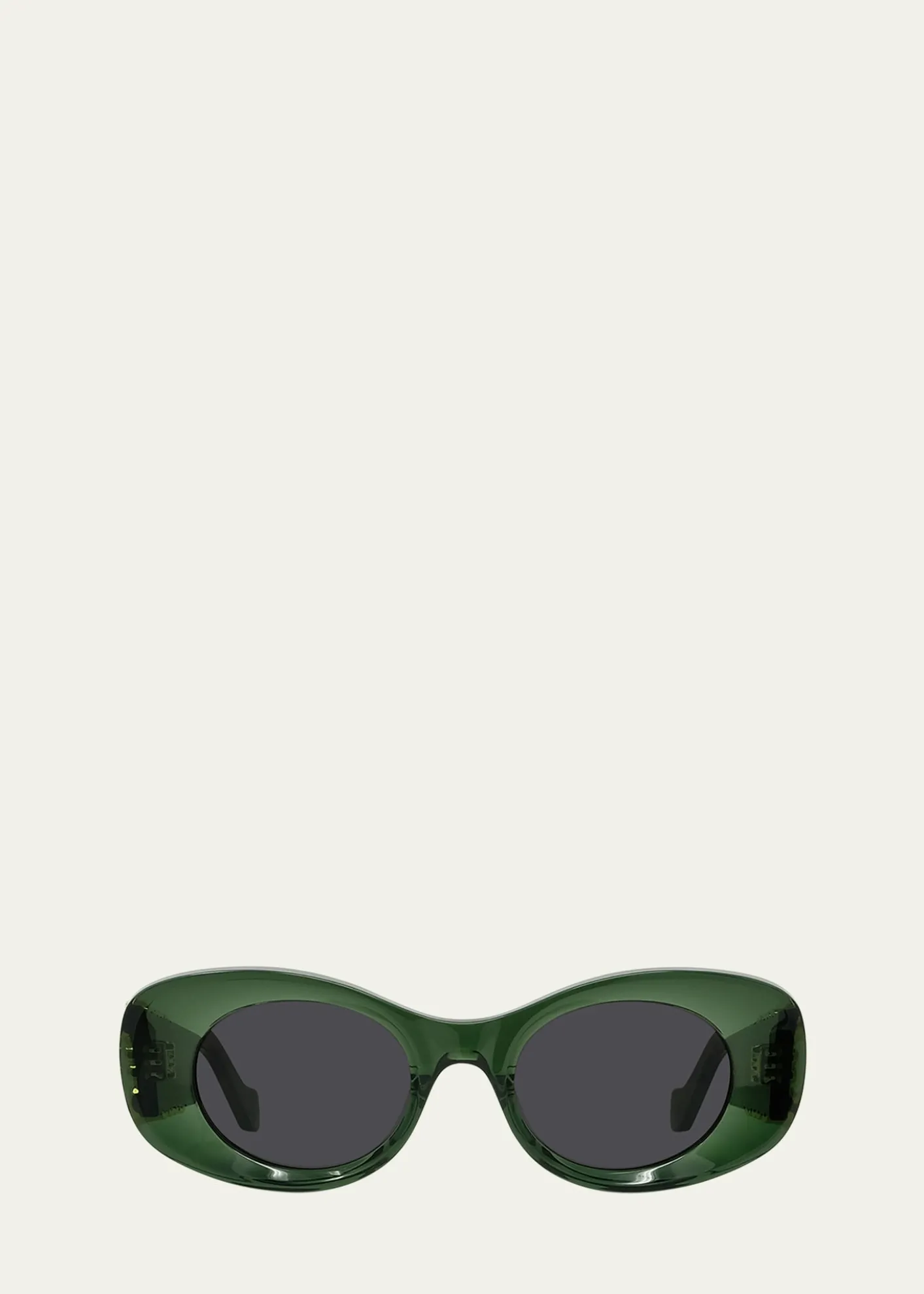 LoeweAnagram 49mm Oval Sunglasses