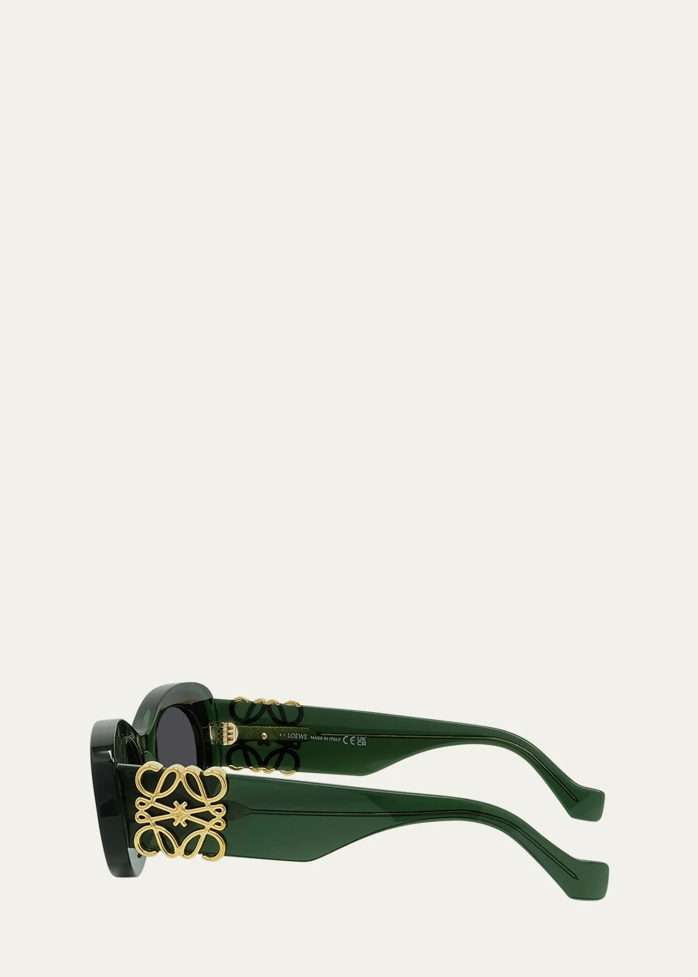 LoeweAnagram 49mm Oval Sunglasses