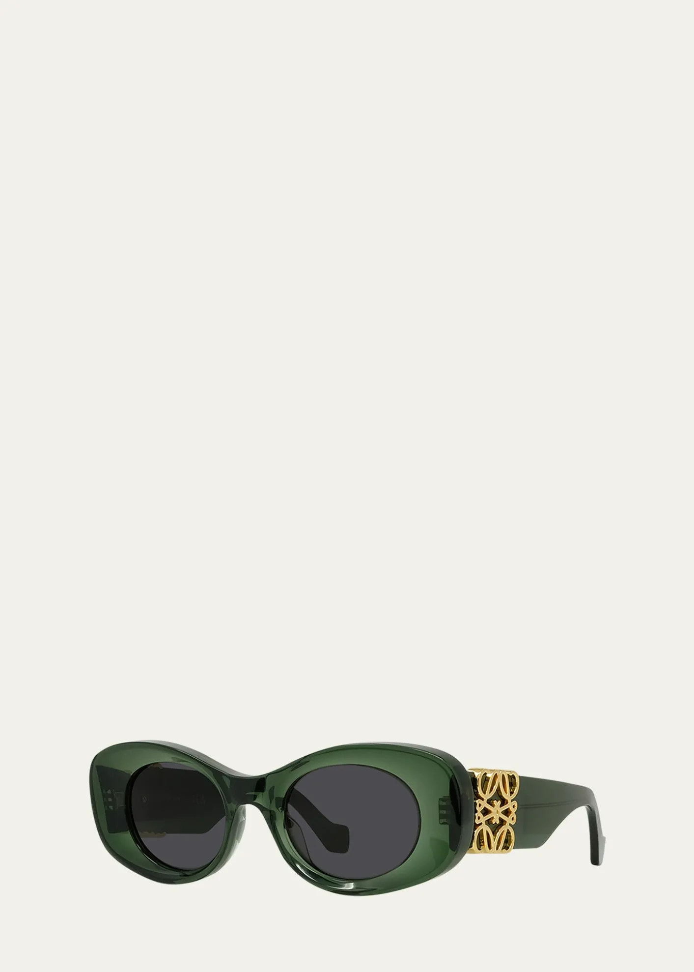 LoeweAnagram 49mm Oval Sunglasses