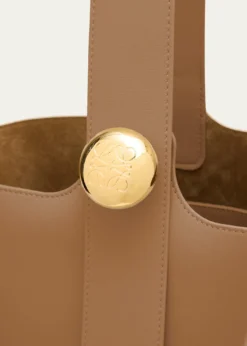 LoeweAnagram Pebble Leather Bucket Bag
