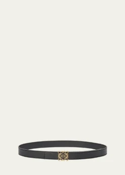 LoeweAnagram Reversible Grained Leather Belt