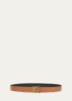 LoeweAnagram Reversible Leather Belt
