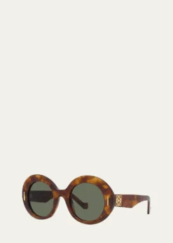LoeweAnagram Round Acetate Sunglasses