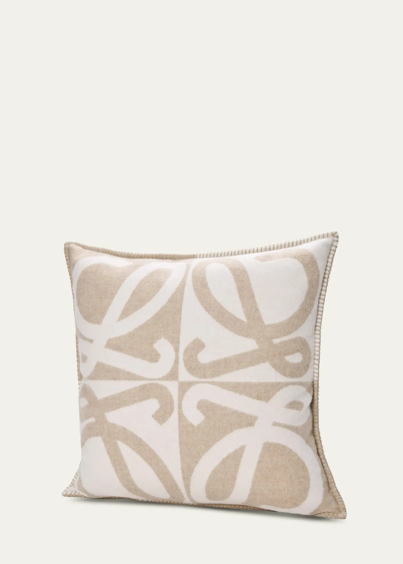 LoeweAnagram Wool/Cashmere Cushion, 20" Square