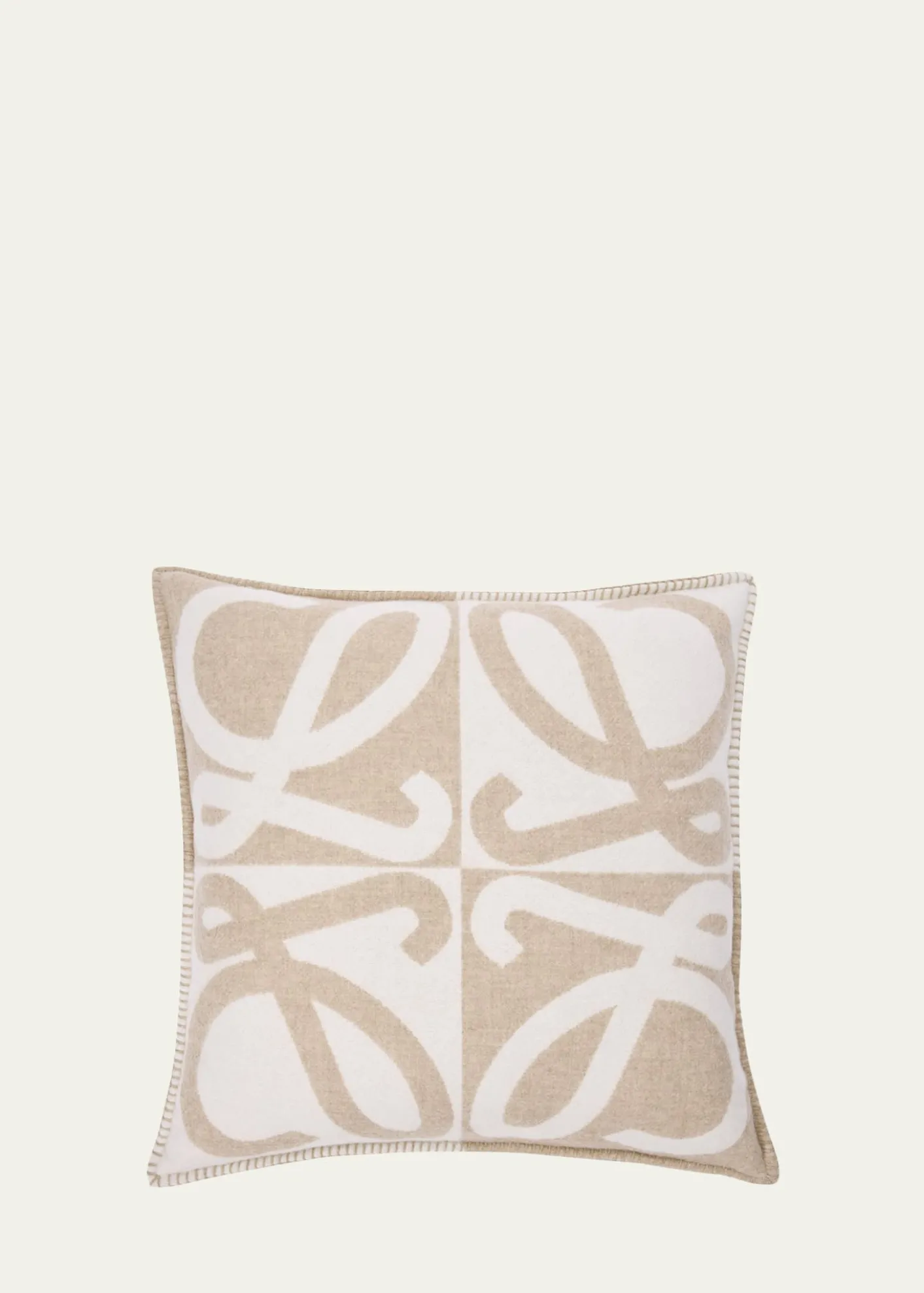 LoeweAnagram Wool/Cashmere Cushion, 20" Square