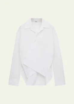 LoeweAsymmetric Button-Front Shirt
