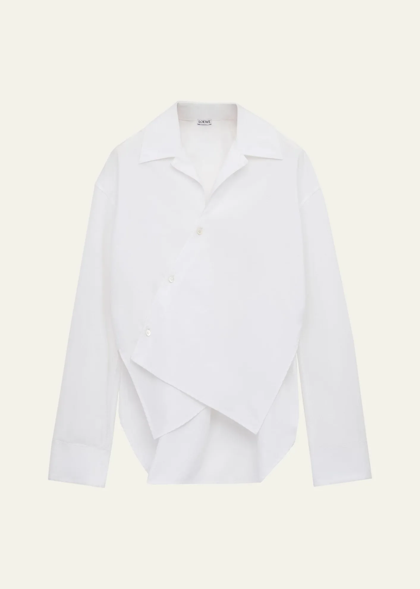 LoeweAsymmetric Button-Front Shirt