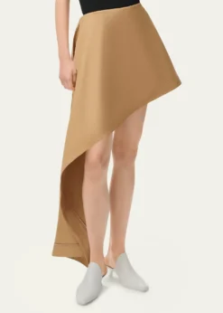 LoeweAsymmetric Drape Mini Skirt