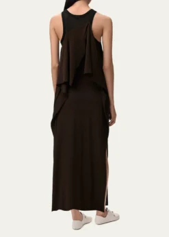 LoeweAsymmetric Layered Maxi Dress