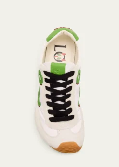 LoeweBallet Runner Mixed Leather Sneakers