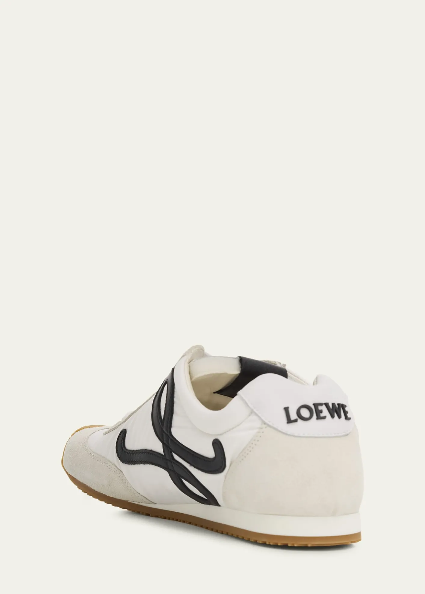 LoeweBallet Runner 2.0 Nylon and Calfskin Low-Top Sneakers