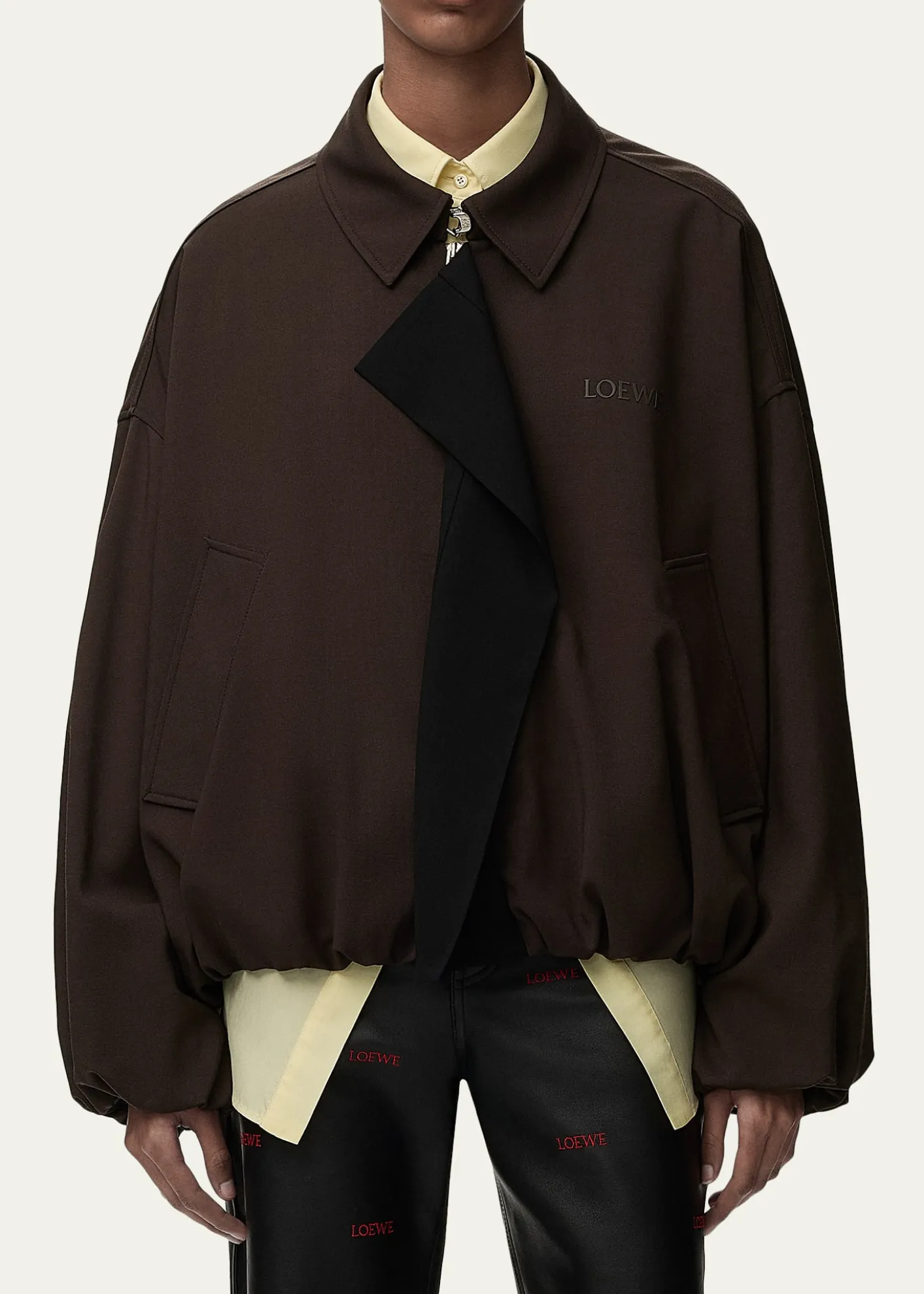 LoeweBalloon Contrast Panel Jacket