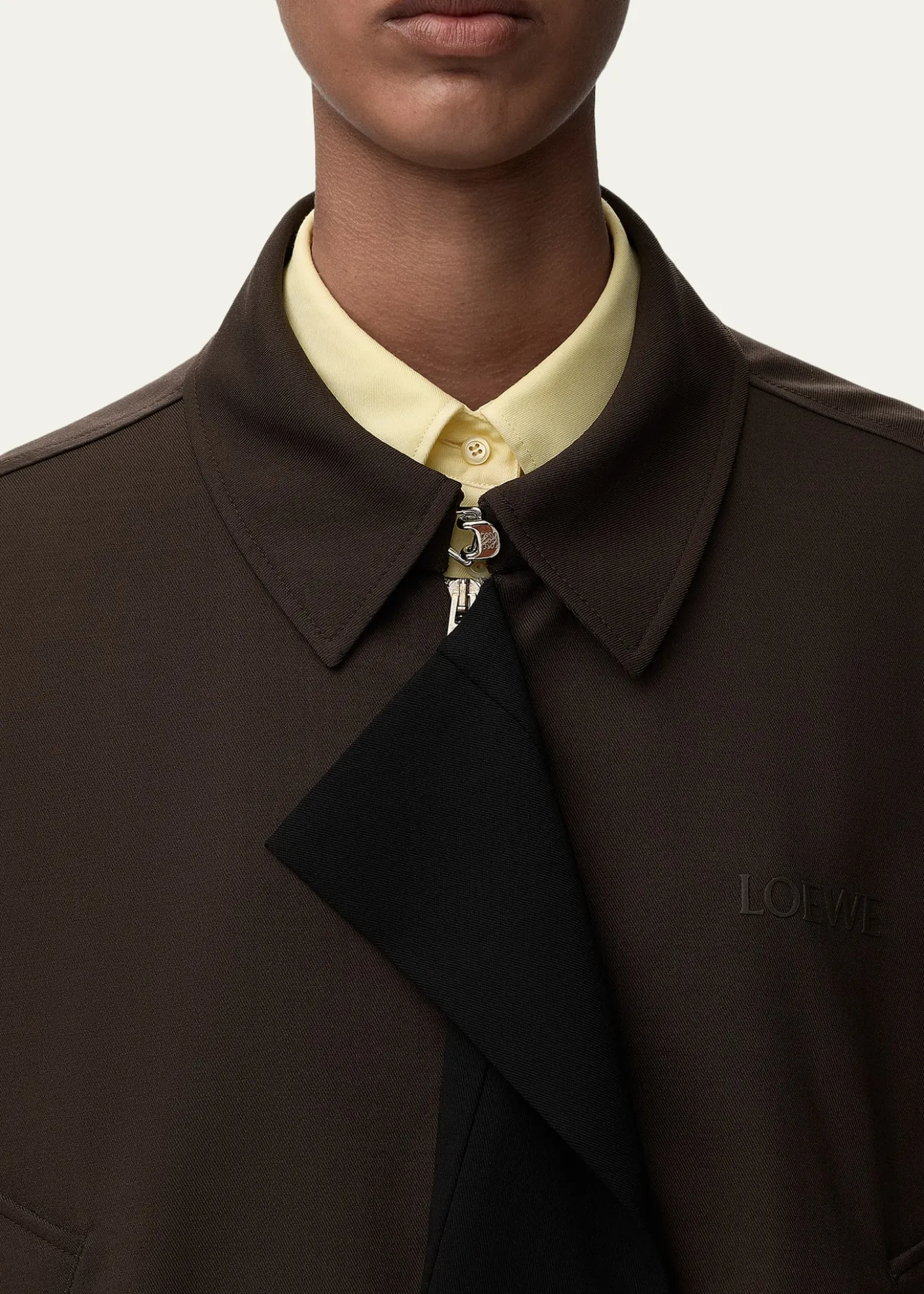 LoeweBalloon Contrast Panel Jacket