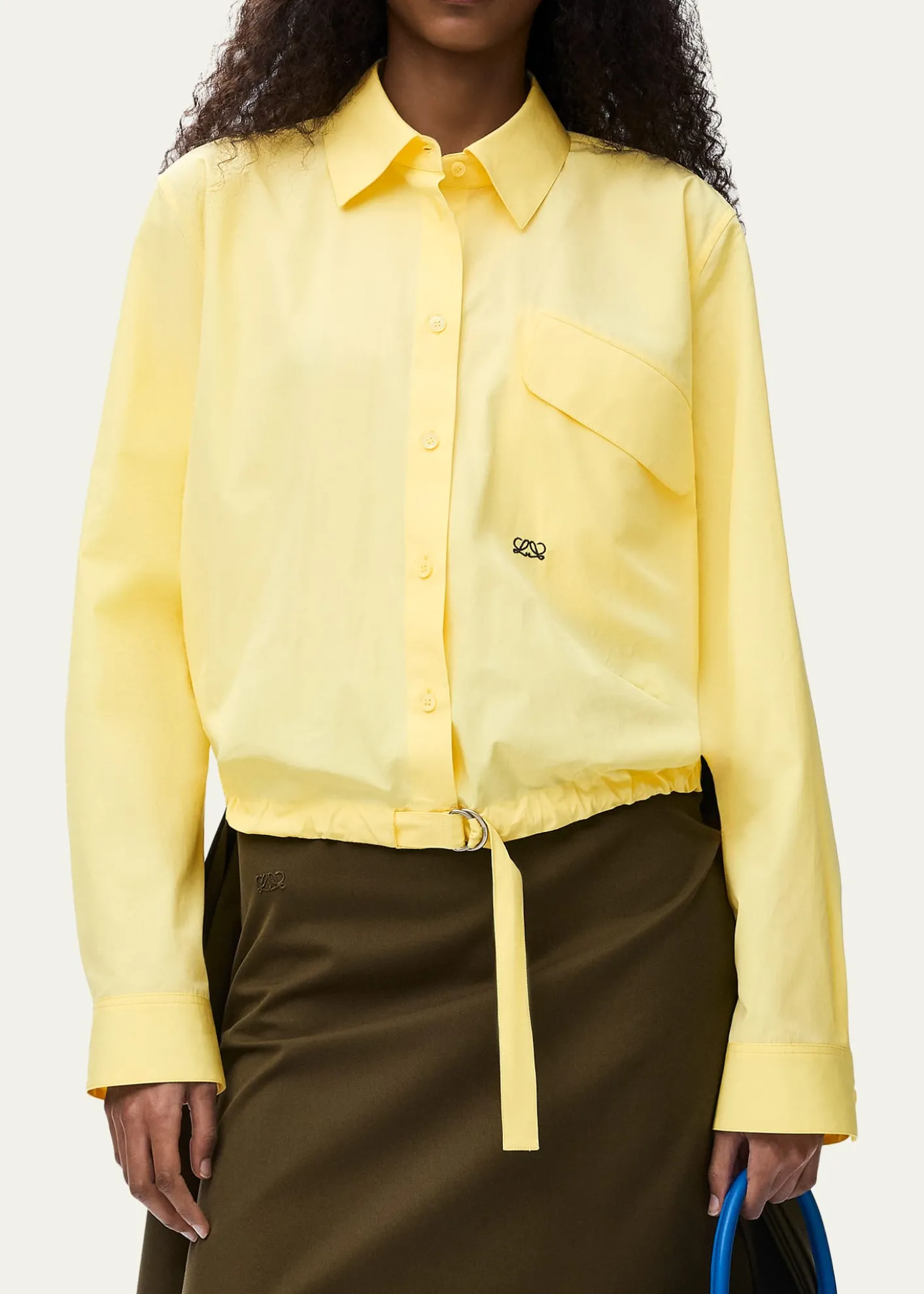 LoeweBelted Balloon Button-Down Shirt