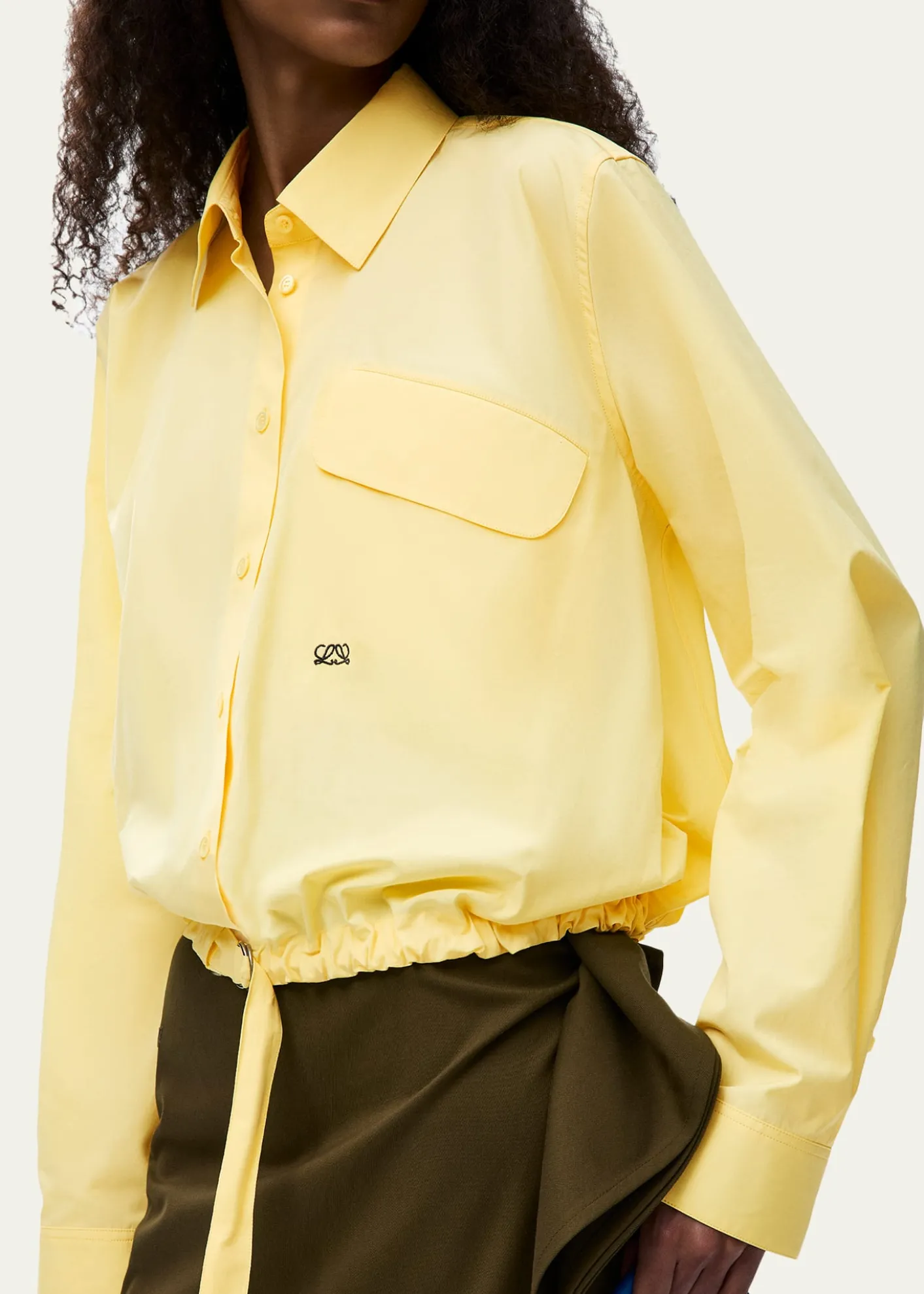 LoeweBelted Balloon Button-Down Shirt