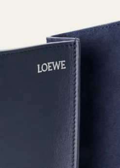 LoeweBilbao Medium Leather and Suede Bucket Bag