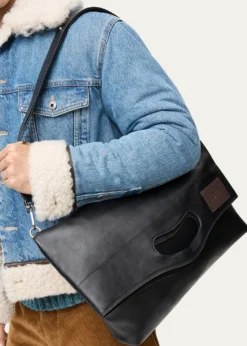 LoeweBobby Folded Tote Bag in Leather