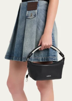 LoeweCala Leather Top-Handle Bag