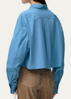 LoeweCotton Poplin Boxy Button-Down Shirt