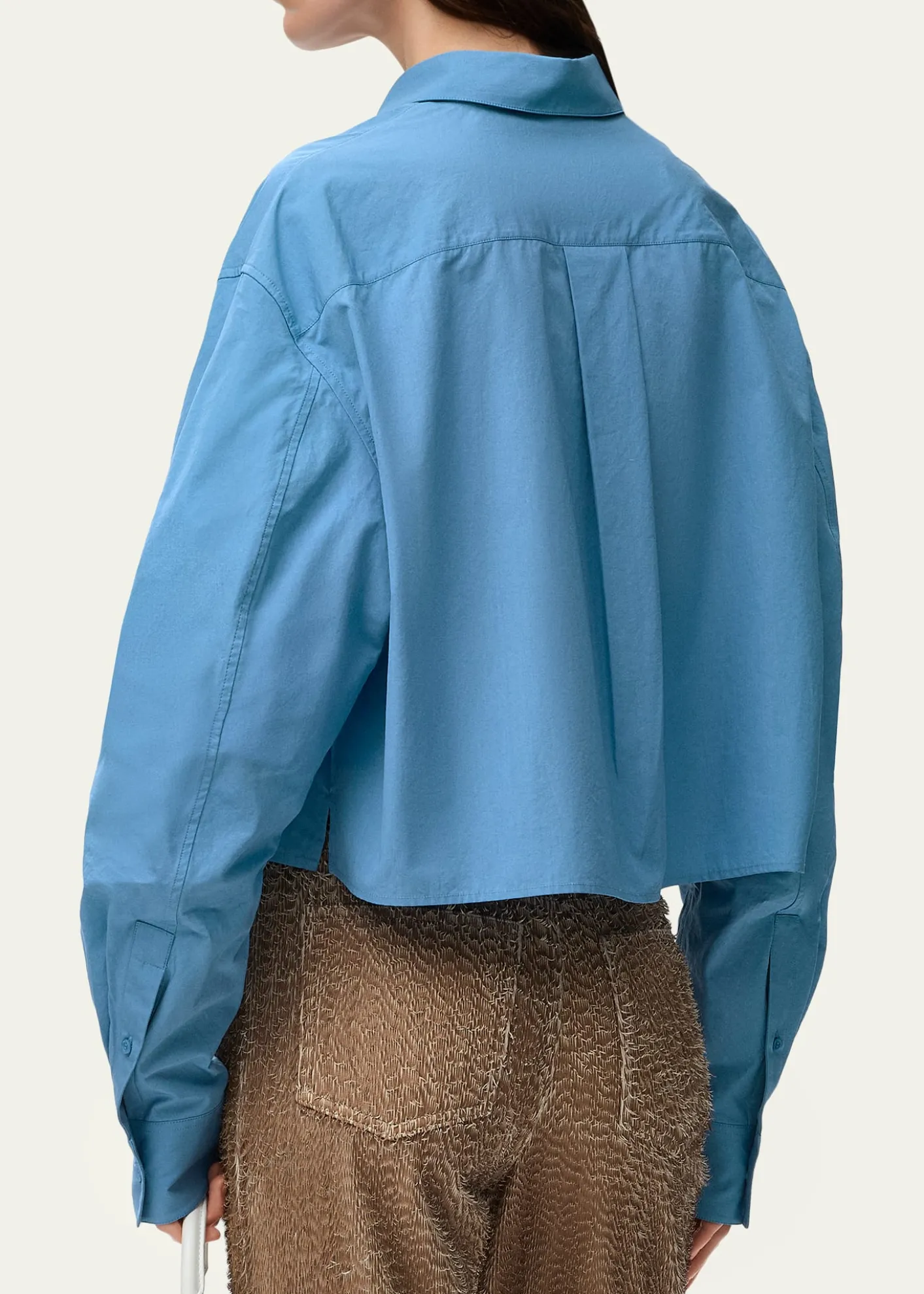 LoeweCotton Poplin Boxy Button-Down Shirt