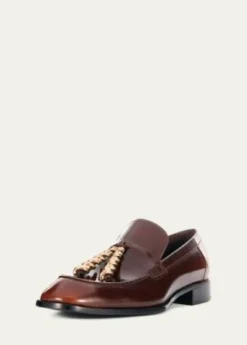 LoeweEdge Leather Loafers