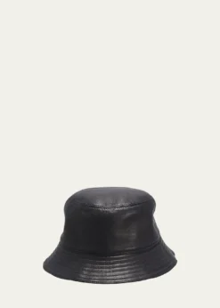 LoeweFisherman Zip Leather Bucket Hat