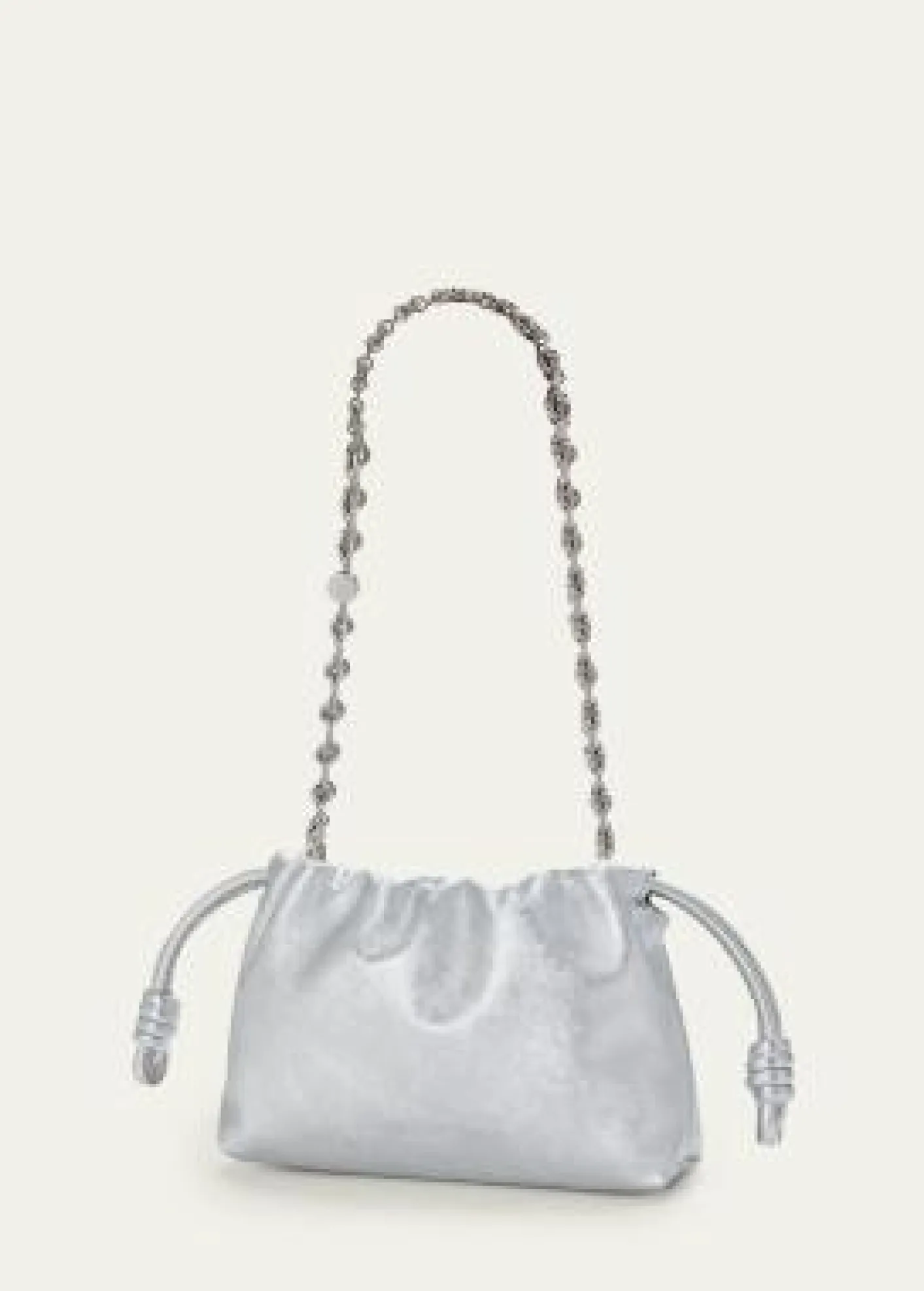 LoeweFlamenco Clutch Bag in Moire-Print Leather