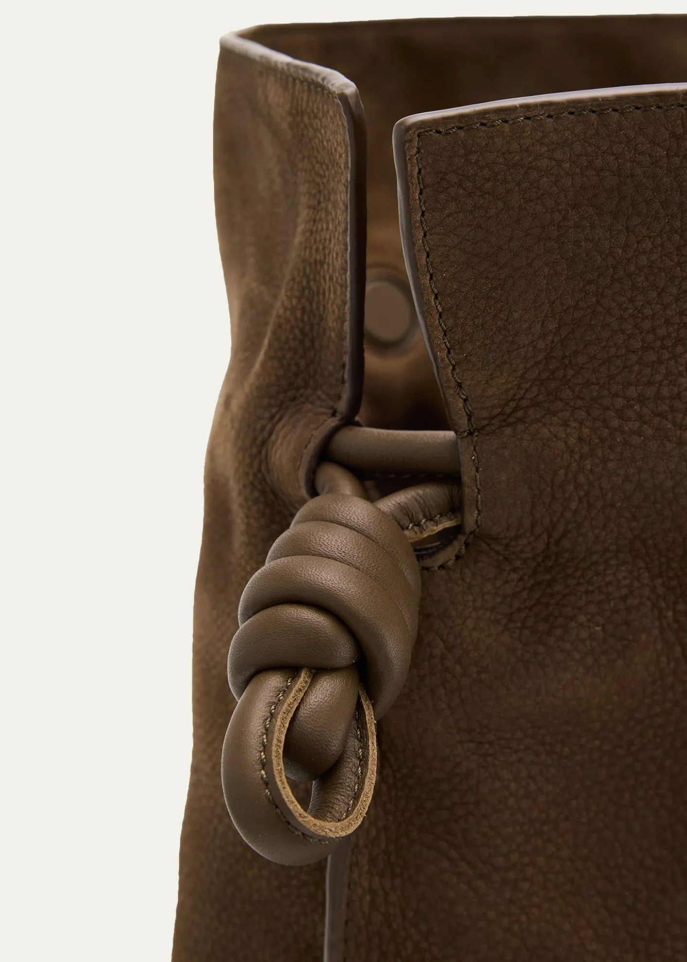 LoeweFlamenco Clutch Bag in Nubuck Leather