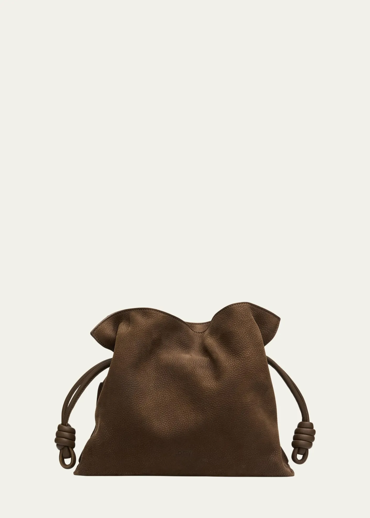 LoeweFlamenco Clutch Bag in Nubuck Leather