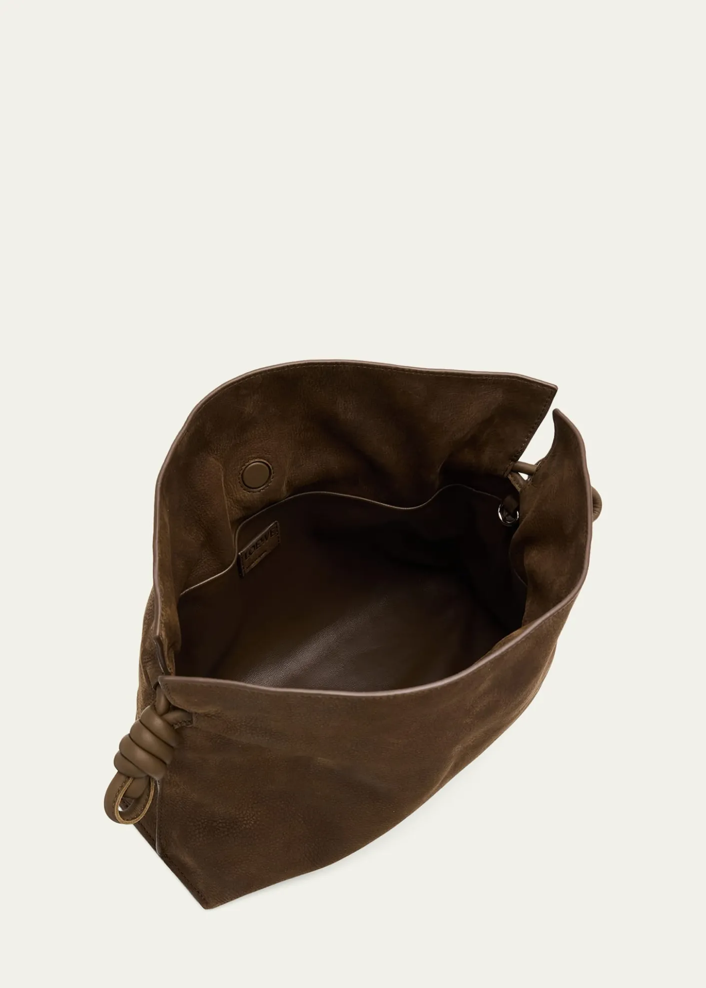 LoeweFlamenco Clutch Bag in Nubuck Leather