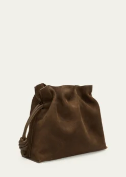 LoeweFlamenco Clutch Bag in Nubuck Leather
