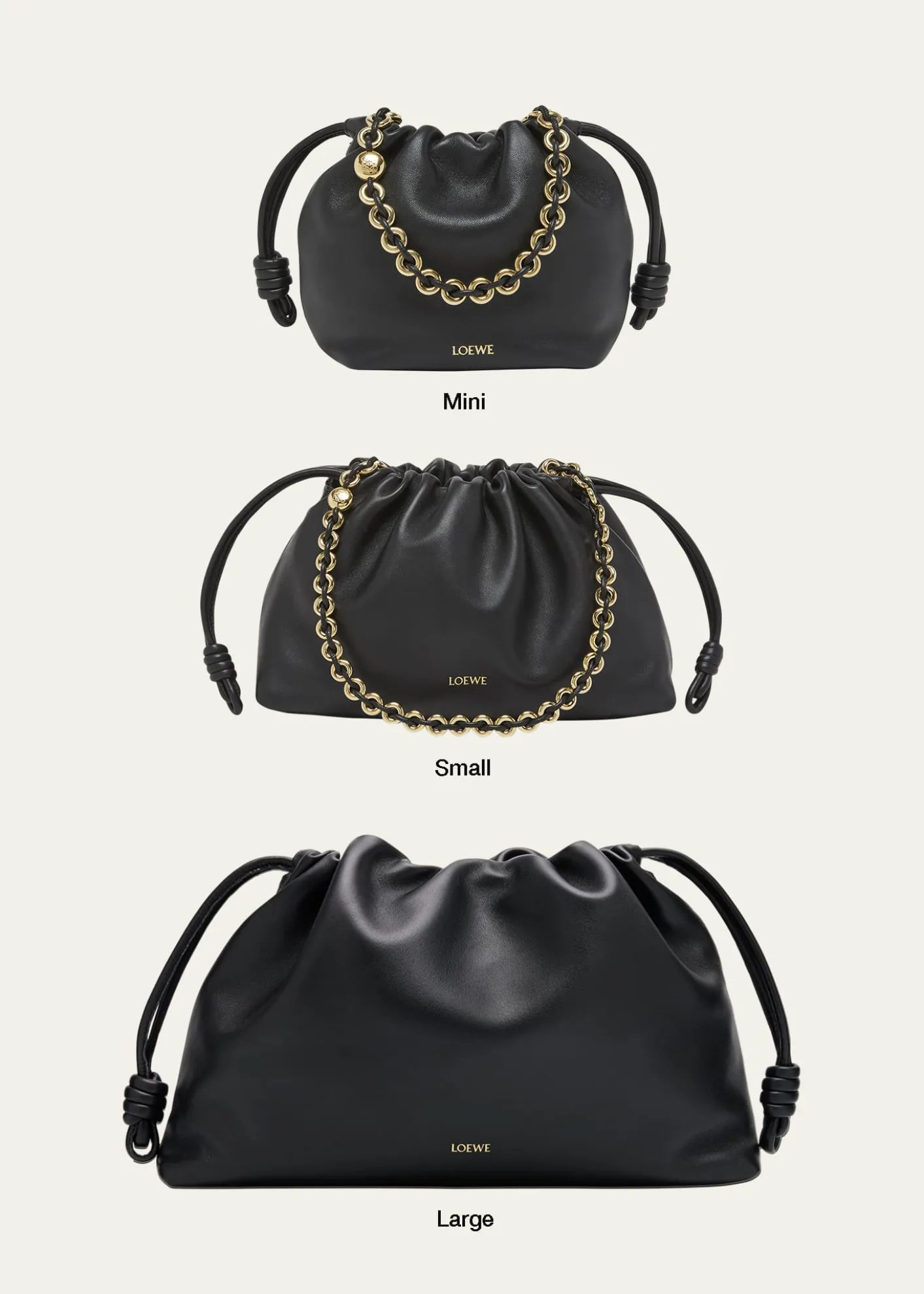 LoeweFlamenco Large Napa Lambskin Shoulder Bag