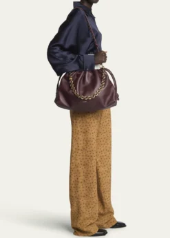 LoeweFlamenco Large Napa Lambskin Shoulder Bag