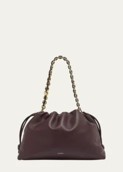 LoeweFlamenco Large Napa Lambskin Shoulder Bag