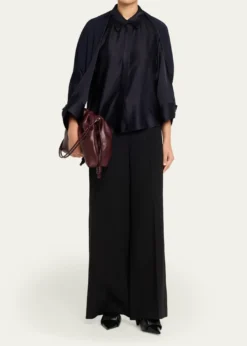 LoeweFlamenco Large Shoulder Bag in Nappa Leather