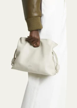 LoeweFlamenco Medium Clutch Bag in Napa Leather
