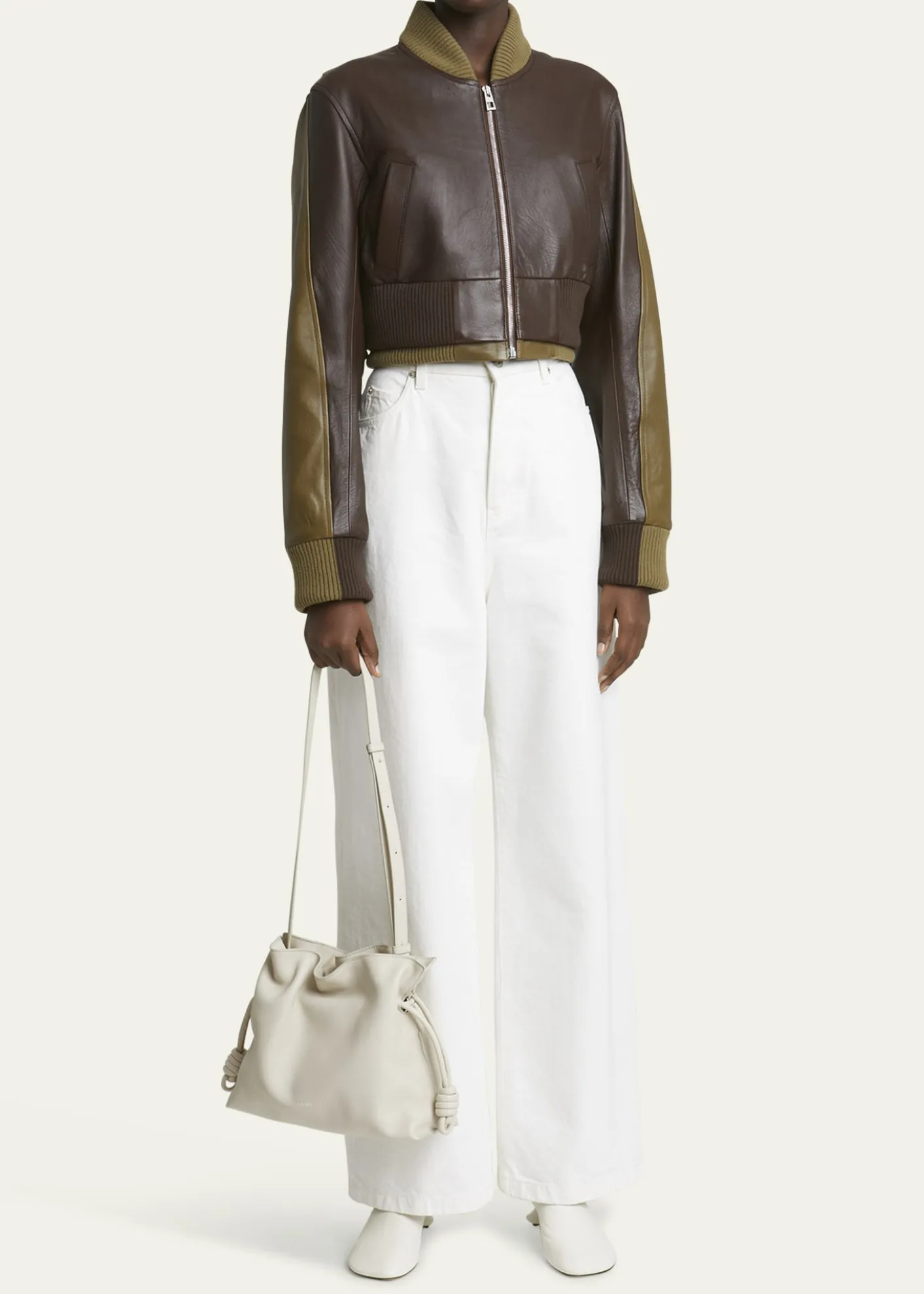 LoeweFlamenco Medium Clutch Bag in Napa Leather