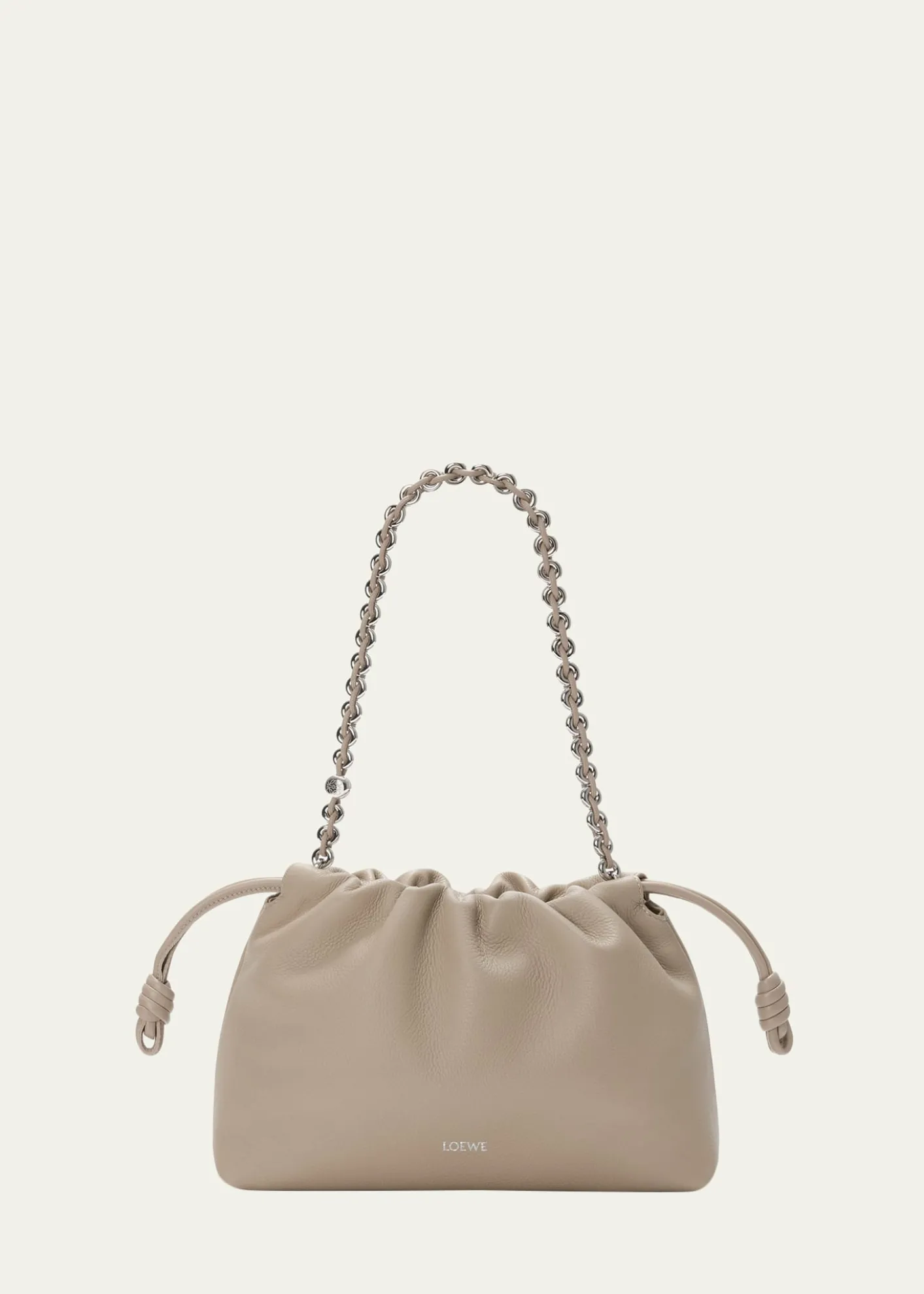LoeweFlamenco Medium Shoulder Bag in Leather