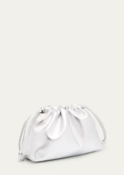 LoeweFlamenco Metallic Leather Shoulder Bag
